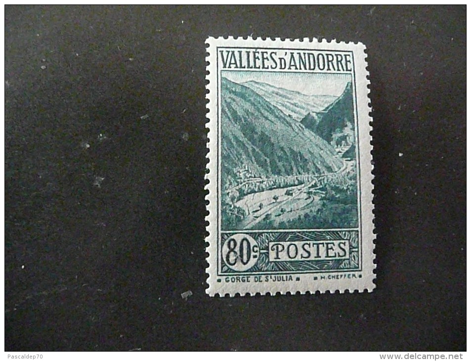 Timbre ANDORRE N° 72 - Neuf (légère Trace De Charnière) - Catalogue : YVERT & TELLIER 2013 - Unused Stamps