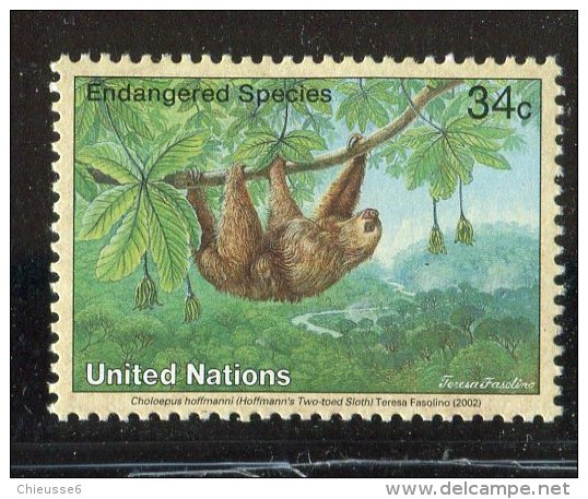 (cl. 4 - P.45)  Nations Unies - New York ** N° 872 (ref. Michel Au Dos)  - Singe : Tamarin - - Ungebraucht