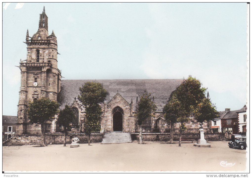 22 ,PLOUARET, église, Traction, Commerce,  2 Scans - Plouaret