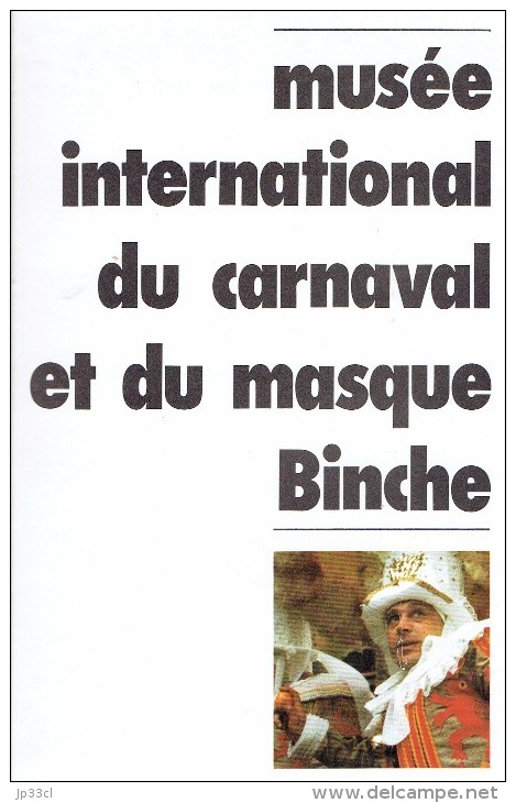 Dépliant Du Musée Du Masque à Binche édité Pour L'exposition Temporaire "Carnaval De Venise" De 1993/94 - Dépliants Touristiques