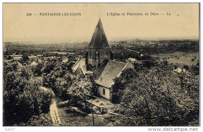 21 FONTAINES LES DIJON EGLISE 246 - Other & Unclassified