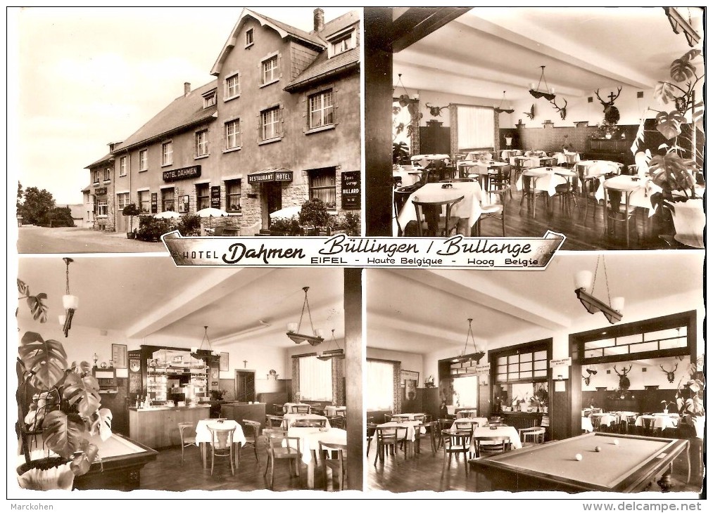 BULLANGE - BÜLLINGEN (4760) : Hôtel-Restaurant Dahmen. Propriétaires M. Et Mme Paul GREEVEN. CPSM. - Bullange - Buellingen
