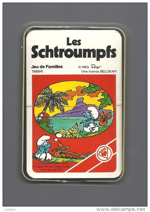 SMURFS, Jeu De Cartes Schtroumpfs Neuf Sous Blister - Schtroumpfs, Les - Los Pitufos