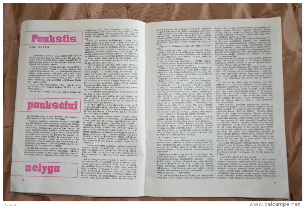 Litauen Lithuania Magazine Student 1973 nr. 11
