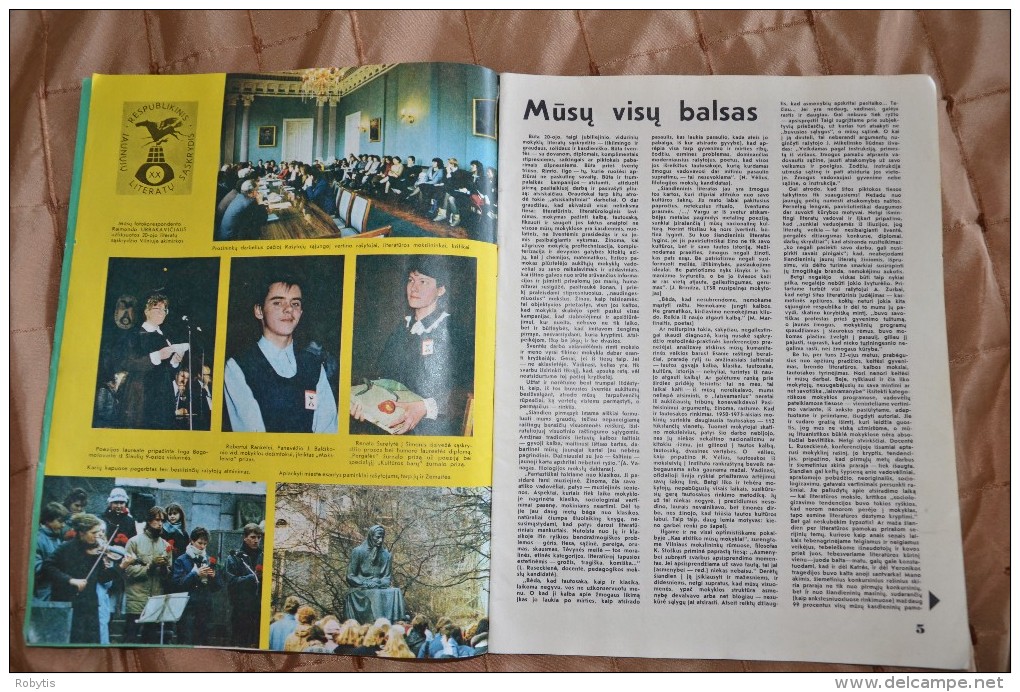 Litauen Lithuania Magazine Student 1988 Nr. 5 - Zeitungen & Zeitschriften