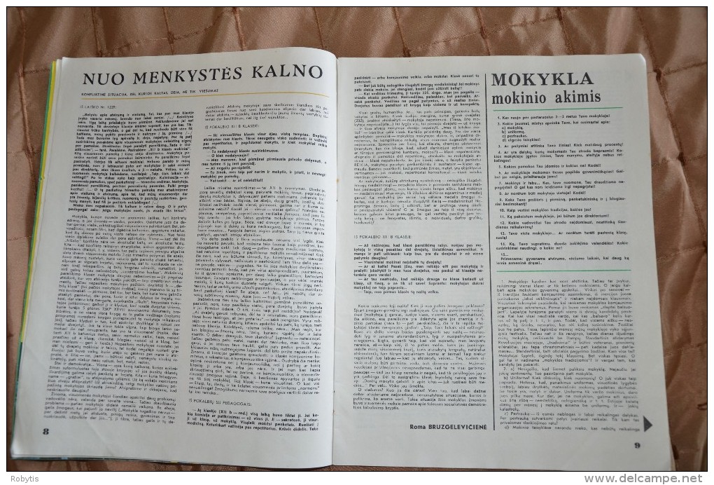 Litauen Lithuania Magazine Student 1988 Nr. 5 - Zeitungen & Zeitschriften