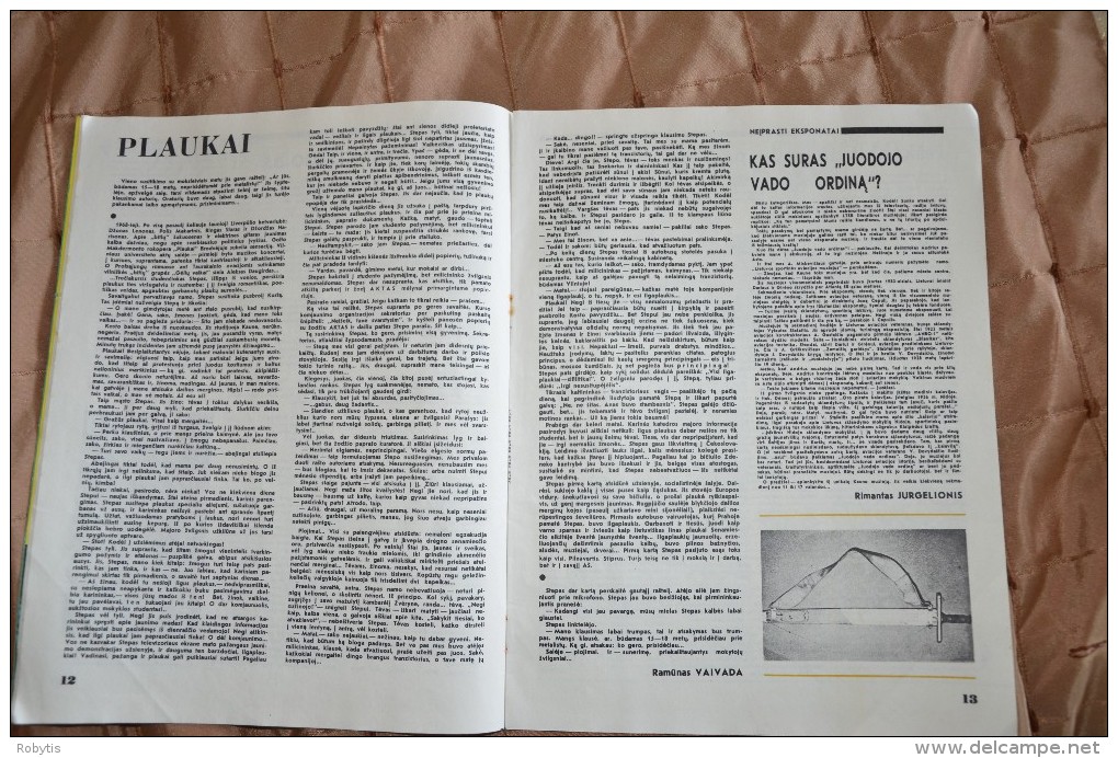 Litauen Lithuania Magazine Student 1988 nr. 5