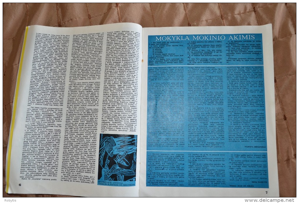 Litauen Lithuania Magazine Student 1988 Nr. 4  BON JOVI   SABRINA   BANANARAMA - Revues & Journaux