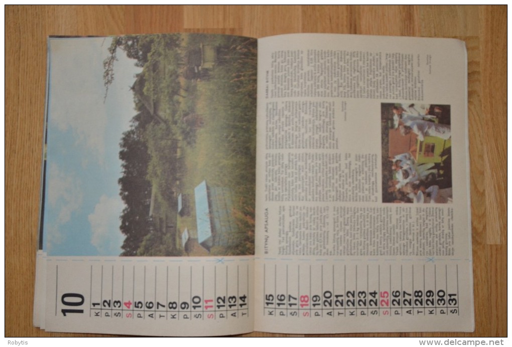 Litauen Lithuania Magazine  1987 calendar