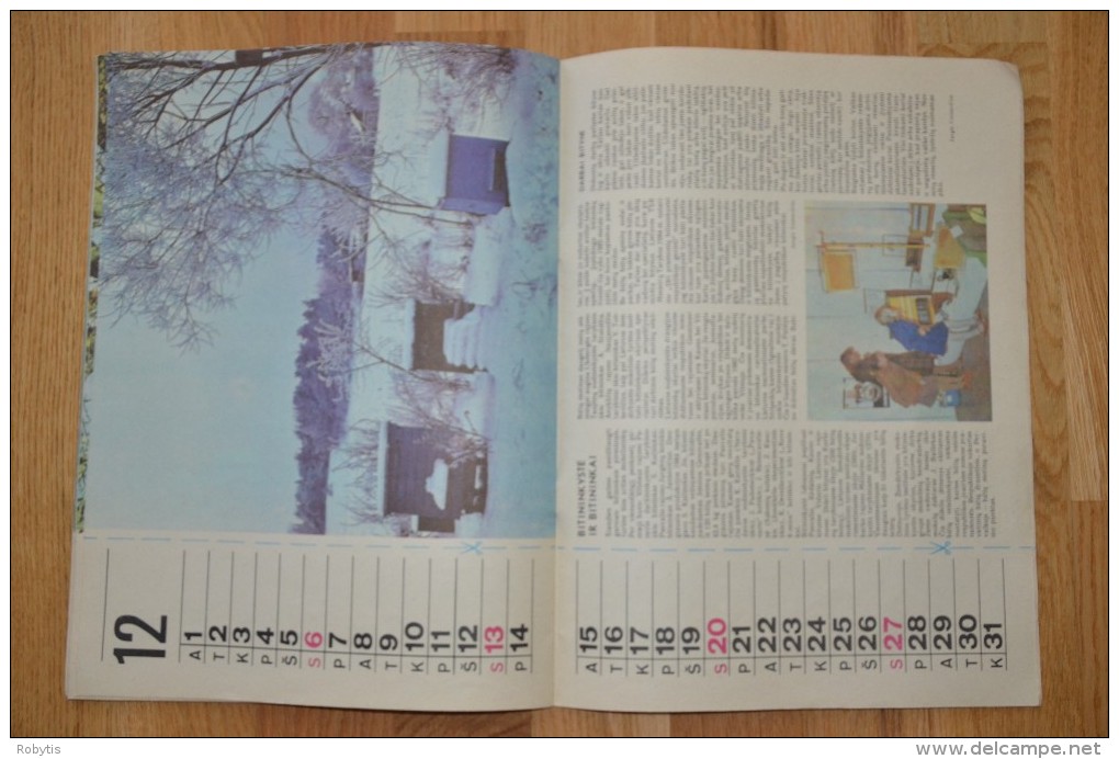 Litauen Lithuania Magazine  1987 calendar