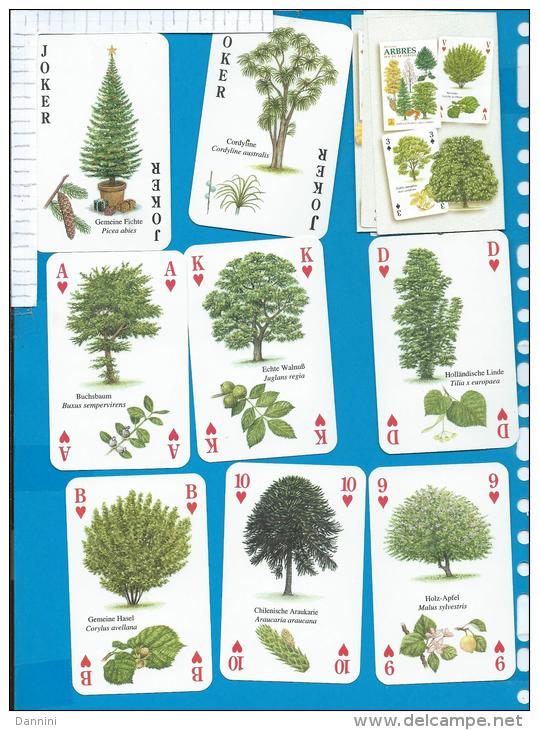 Playcards   Spielkarten    Trees   Baeume - 54 Cartes