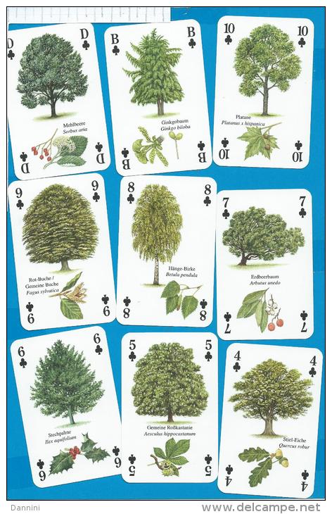 Playcards   Spielkarten    Trees   Baeume - 54 Cartes