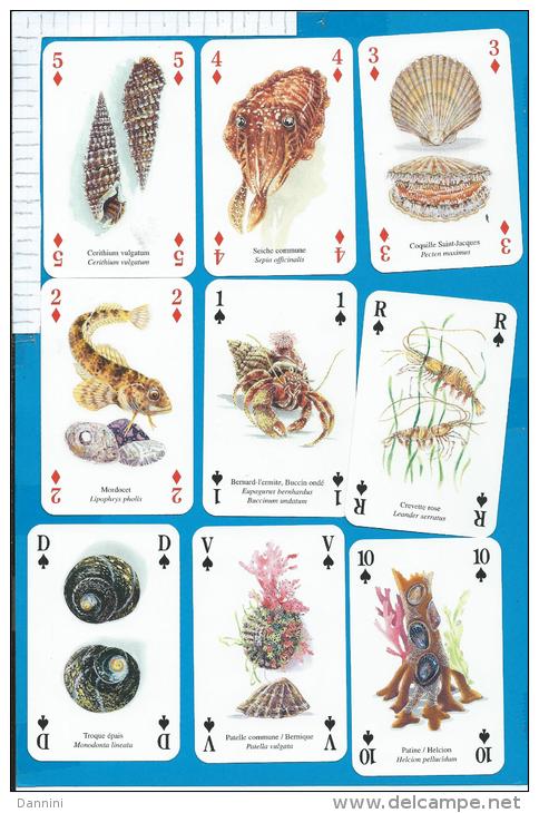 Playcards   Spielkarten    Sealife   Seeleben - 54 Cartes