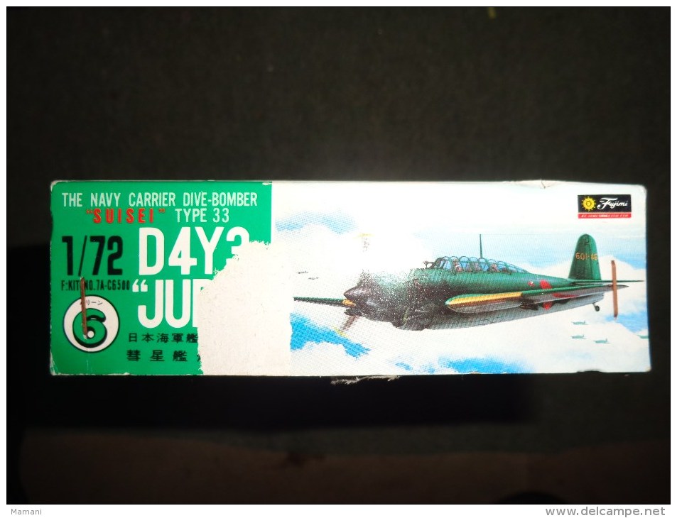 Maquette Avion D4Y3 - JUDY 1/72 The Nav Carrier Dive-bomber Type 33 Fujima - Vliegtuigen