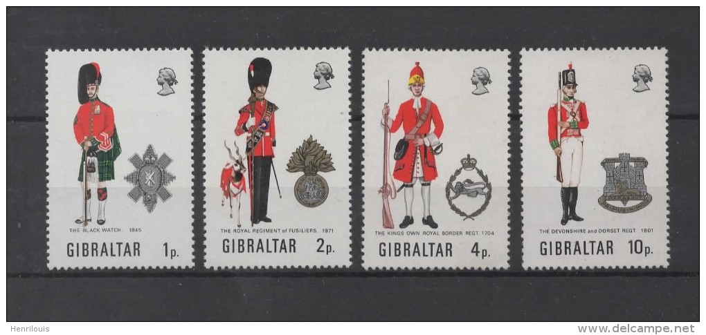 GIBRALTAR  Série De Timbres Neufs ** De 1971  ( Ref 1332 C ) - Gibraltar