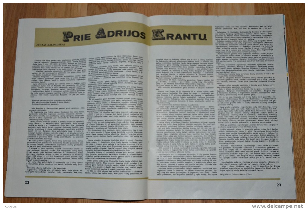 Litauen Lithuania Magazine Science and Life 1976nr.9