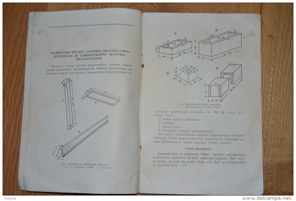 Litauen Lithuania 1960 Construction - Magazines