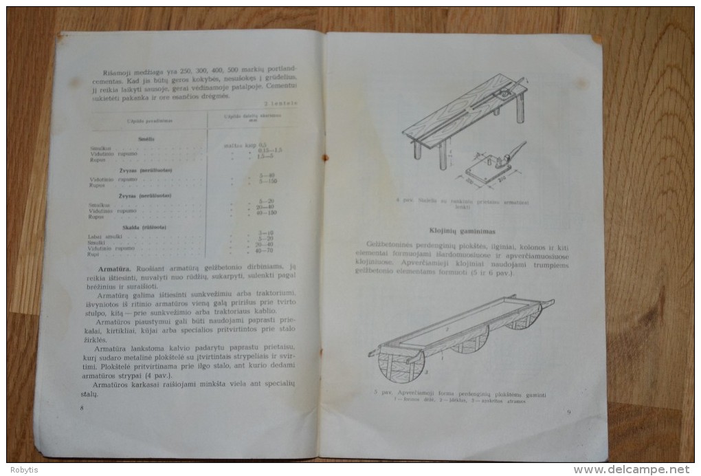 Litauen Lithuania 1960 Construction - Magazines