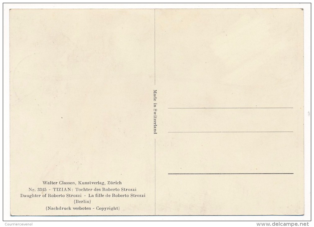 SARRE => Carte Maximum - Tableau De Tizian - 1er Jour - Saarbrucken 16-11-1953 - Maximum Cards