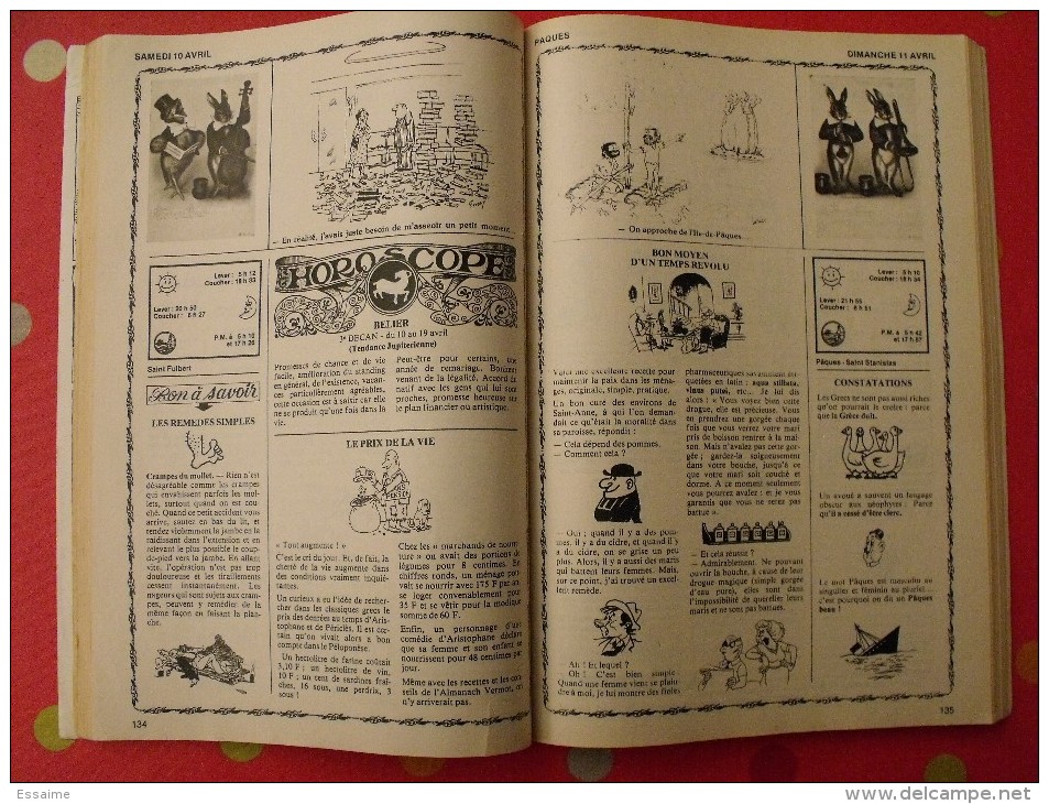 Almanach Vermot 1982. Reliure Brochée. 360 Pages. Gravures, Publicités, Humour, - Humor
