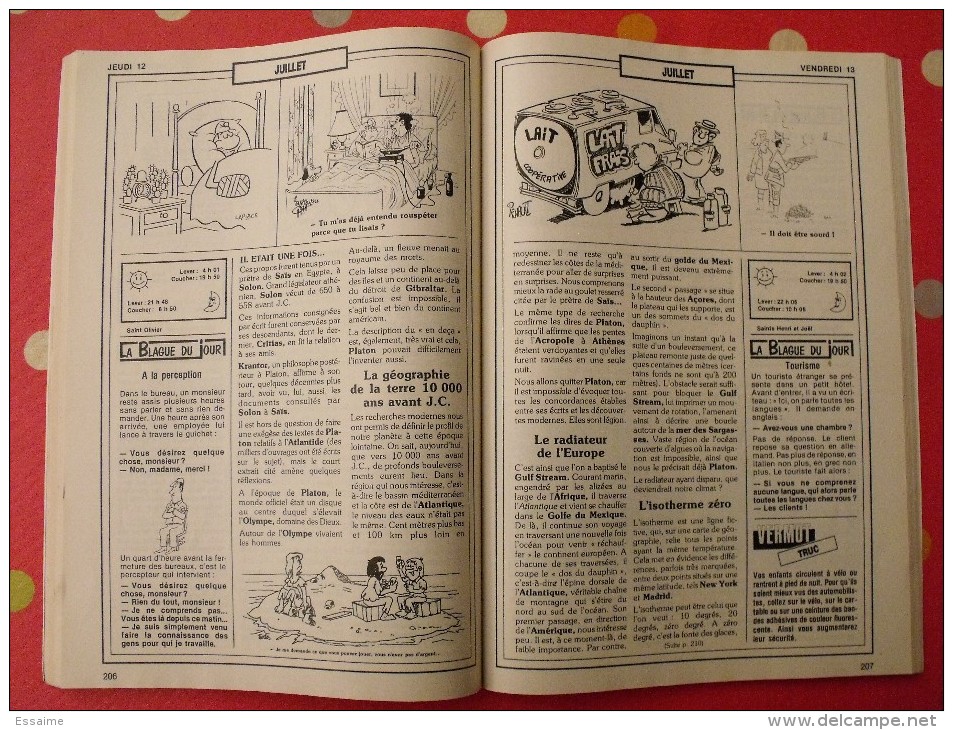 Almanach Vermot 1990. Reliure Brochée. 360 Pages. Gravures, Publicités, Humour, - Humor