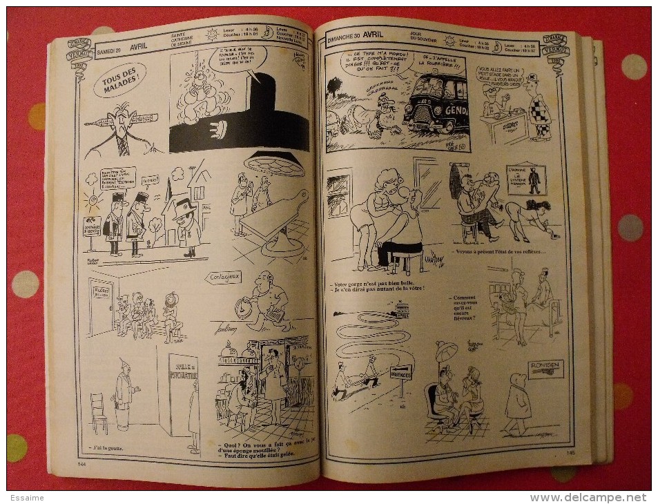 Almanach Vermot 1995. Reliure Brochée. 360 Pages. Gravures, Publicités, Humour, - Humor