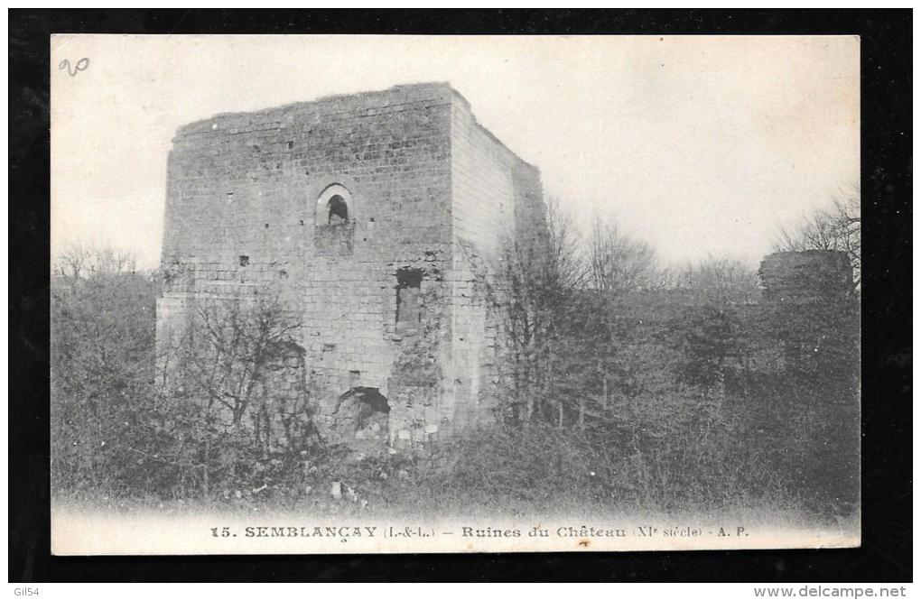 15  - Semblançay - Ruines Du Chateau       Ham93 - Semblançay