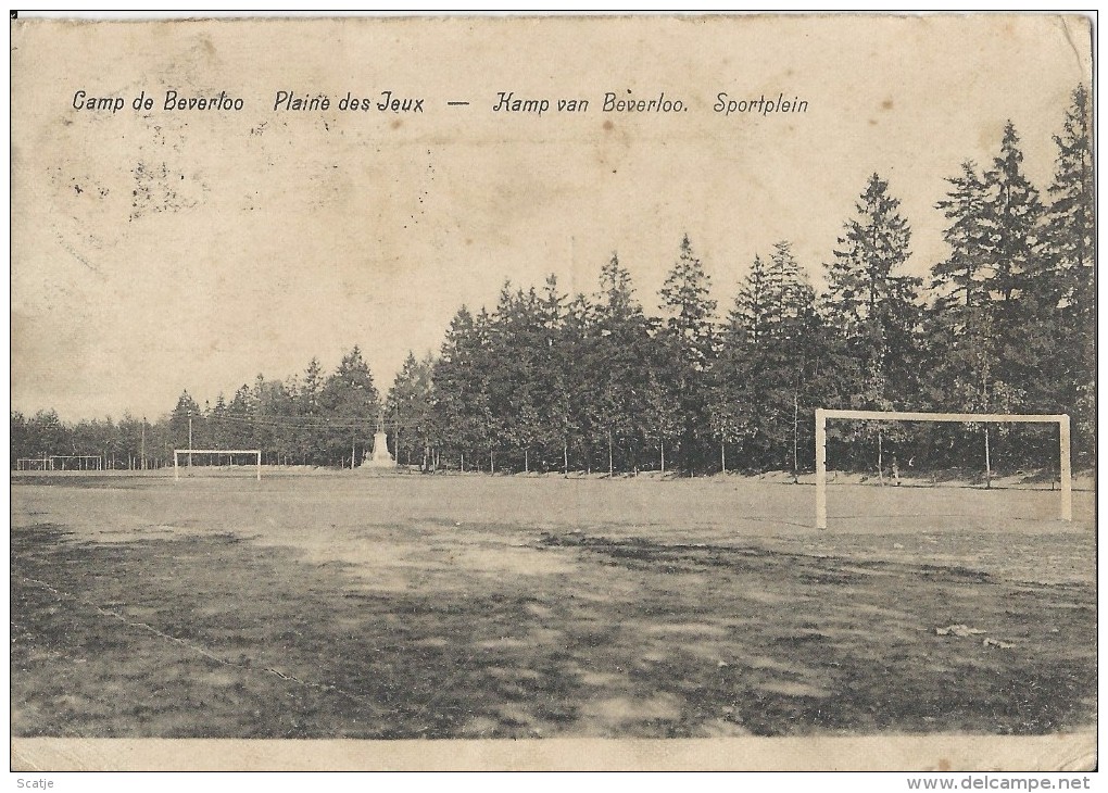 Camp De  Béverloo  -   Plaine De Jeux.    1924  Naar  Niel  (bij Boom) - Beringen