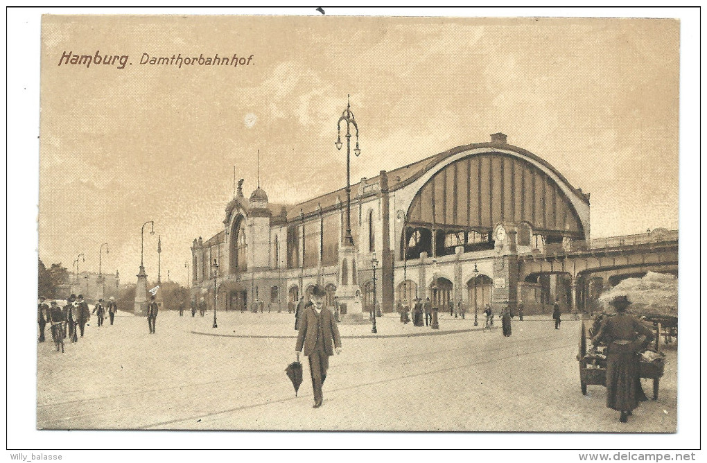 CPA - Allemagne - HAMBURG - HAMBOURG - Damthorbahnhof  // - Andere & Zonder Classificatie