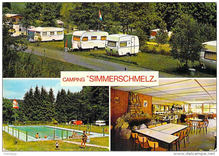LUXEMBOURG - SEPTFONTAINES : Camping SIMMERSCHMELZ ( Bon Plan De Plusieurs CARAVANES )  CPSM GF - - Sonstige & Ohne Zuordnung