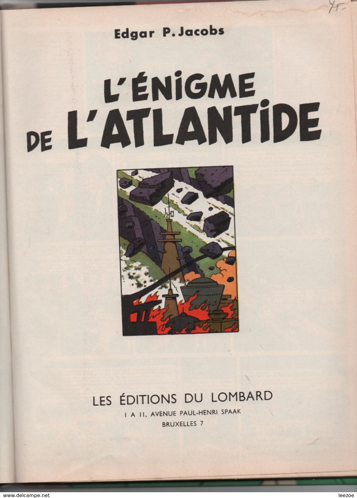 l'énigme de l'atlantide: une aventure de blake et mortimer