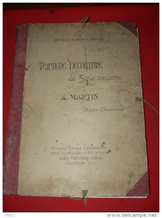 ARCHITECTURE ART DECO 1900 METIER MENUISIER COMMERCE DEVANTURE FACADE  EDITION LIBRAIRIE E THEZARD A DOURDAN - Architecture