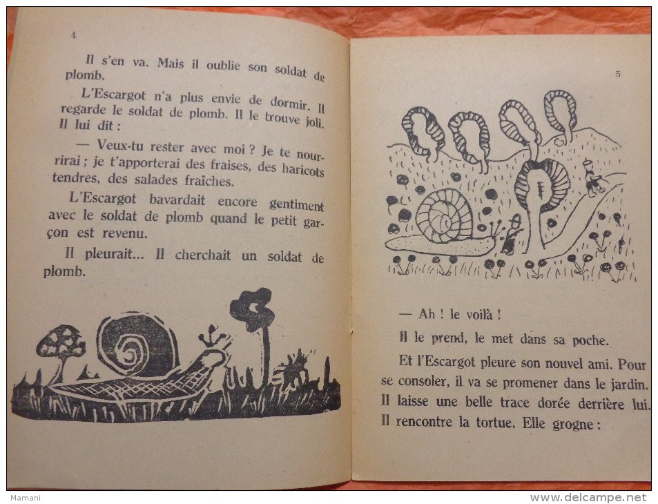 L'escargot Jaune Et Gris Collection Illustrees Par Les Enfants-cp Ecole De Garcons De Viroflay N°120  Fevrier 1947 - 6-12 Years Old