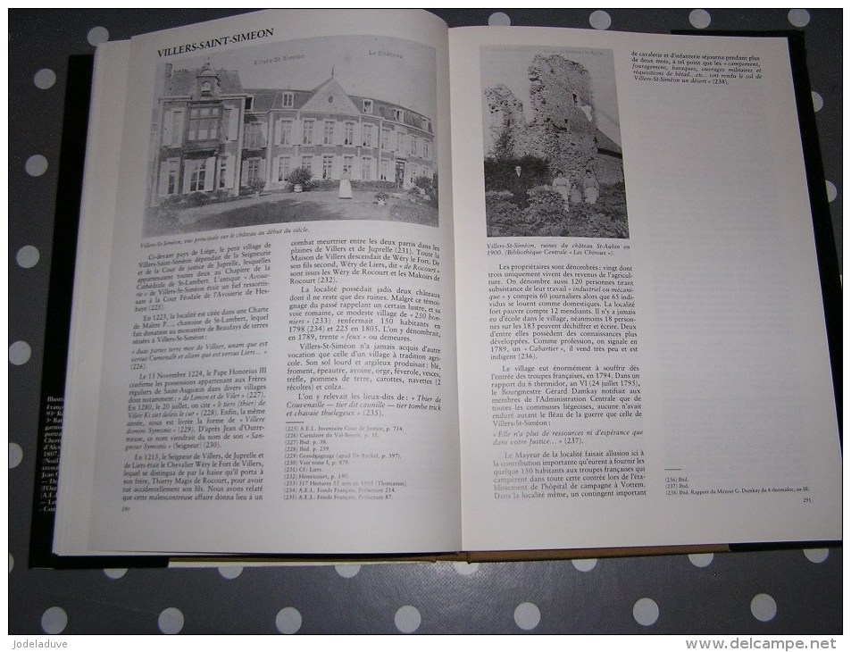 HERSTAL SOUS LA REVOLUTION LIEGEOISE Baré 2 tomes Régionalisme Histoire Vottem Awans Oreye Fexhe Haccourt Hermée Empire