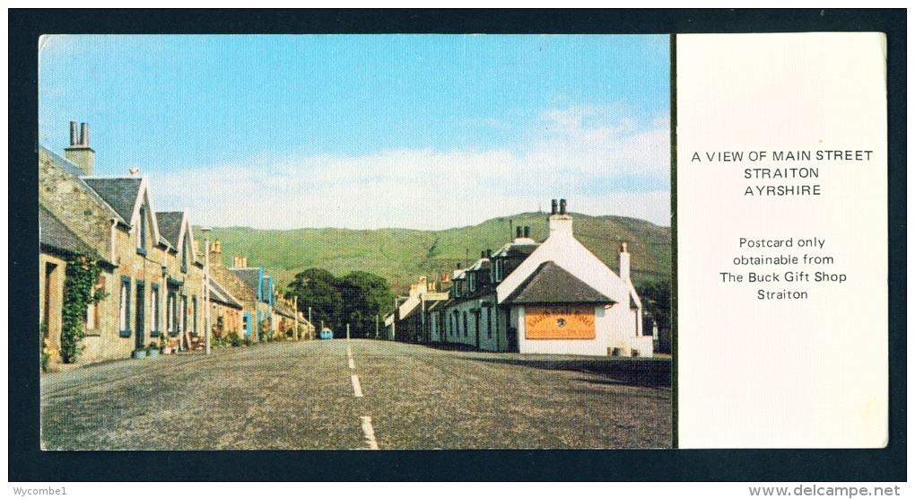 SCOTLAND  -  Straiton  Main Street  Unused Postcard As Scan - Ayrshire