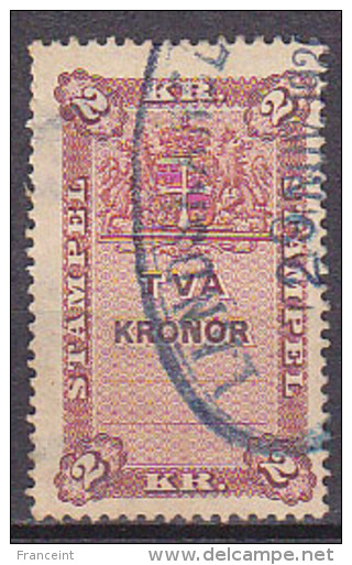 Swedish Revenue Stamp, Used, From Early 20th Century. - Fiscali