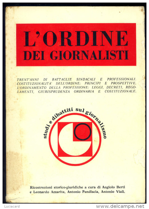 L'ORDINE DEI GIORNALISTI -STUDI E DIBATTITI SUL GIORNALISMO - Journalism