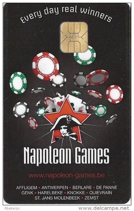 Napoleon Games Knokke Belgium Slot Card With Smart Chip  .....[FSC]..... - Casino Cards