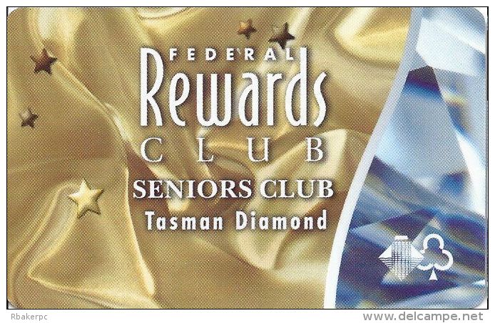 Wrest Point Hotel Casino Australia Federal Rewards Club Seniors Club Tasman Diamond Slot Card .....[FSC]..... - Casino Cards