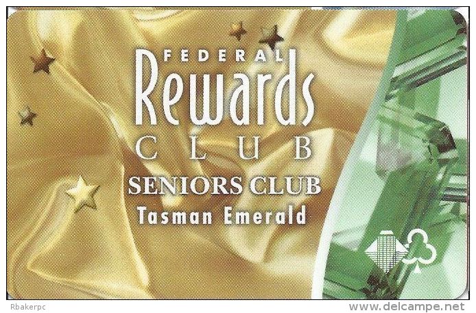 Wrest Point Hotel Casino Australia Federal Rewards Club Seniors Club Tasman Emerald Slot Card .....[FSC]..... - Casino Cards