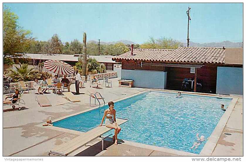 246963-Arizona, Tucson, Ghost Ranch Lodge, Swimming Pool, Tom Reed By Dexter Press No 47453-B - Tucson