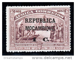 !! Mozambique 1913 AF#131* Vasco Da Gama On Africa 1 Centavo (x10422) - Mozambique