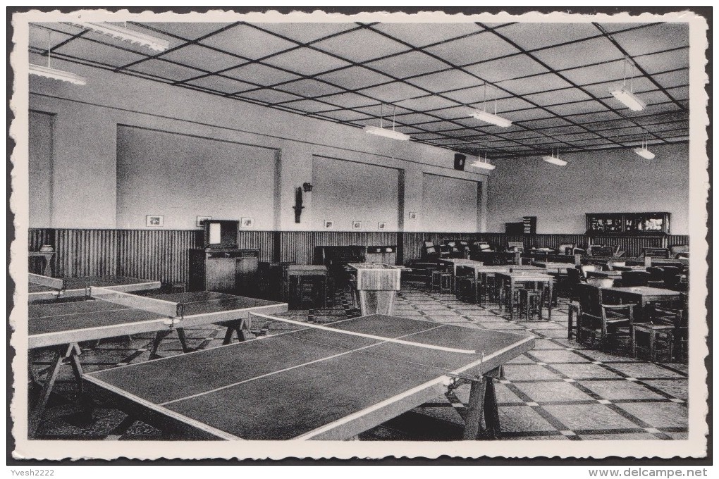 Congo Belge. Carte Postale Bukavu, Collège Notre-Dame De La Victoire. Salle De La Récréation. Table Ping Pong, Baby Foot - Table Tennis