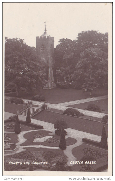 CASTLE ASHBY -CHURCH AND GARDENS - Northamptonshire