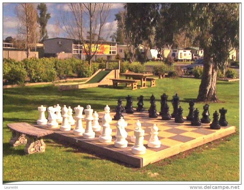 Giant Chess Board - Jeux D´Echec Géant - Australia - Victoria - Bendigo - Gold Nugget Tourist Park - Chess