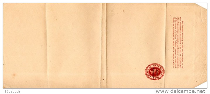 British Bechuanaland - 1887 1d Newspaper Wrapper Unused - 1885-1895 Colonia Britannica