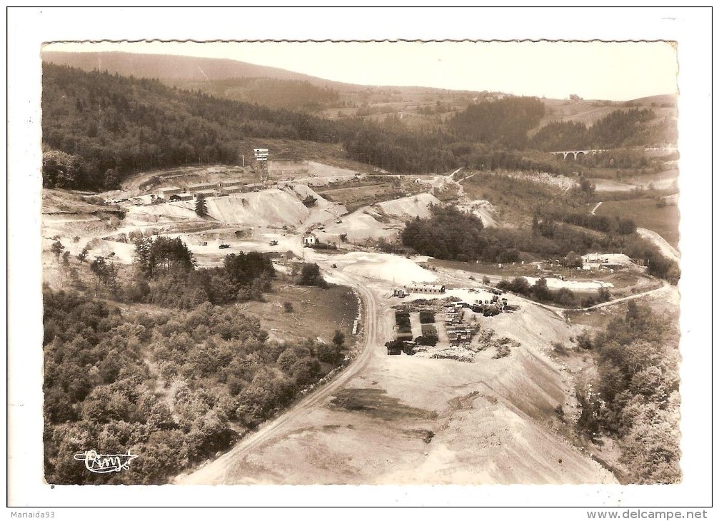 LAPRUGNE - ALLIER - LES MINES DE SAINT PRIEST LAPRUGNE - VUE AERIENNE - Other & Unclassified