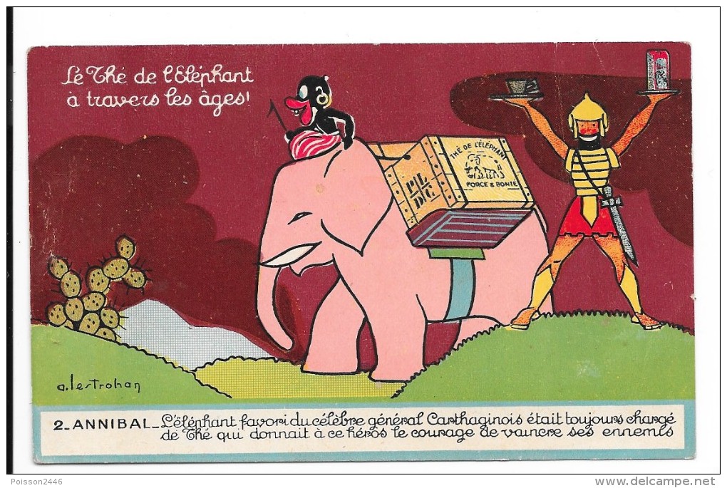 CP PUBLICITAIRE THE ELEPHANT - Publicidad