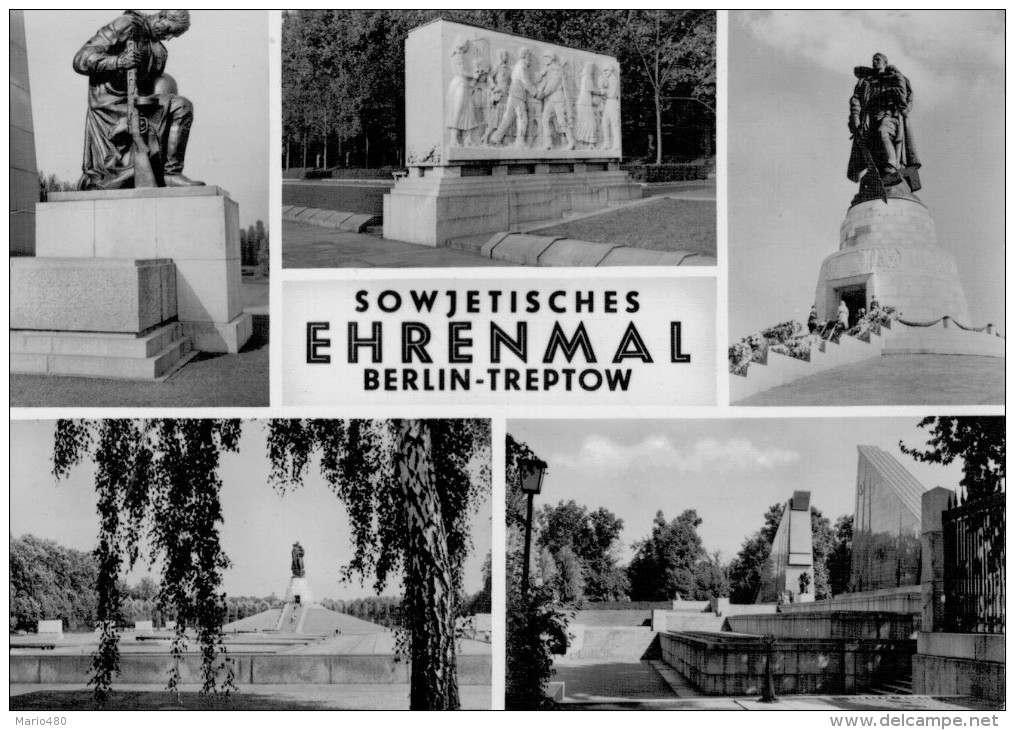 BERLIN  TREPTOW  SOWIETISCHES  EHRENMAL       S/FR    (VIAGGIATA) - Treptow