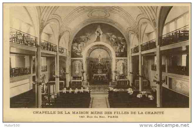 CPA PARIS - CHAPELLE DE LA MAISON MERE DES FILLE DE LA CHARITE - RUE DU BAC - Autres & Non Classés